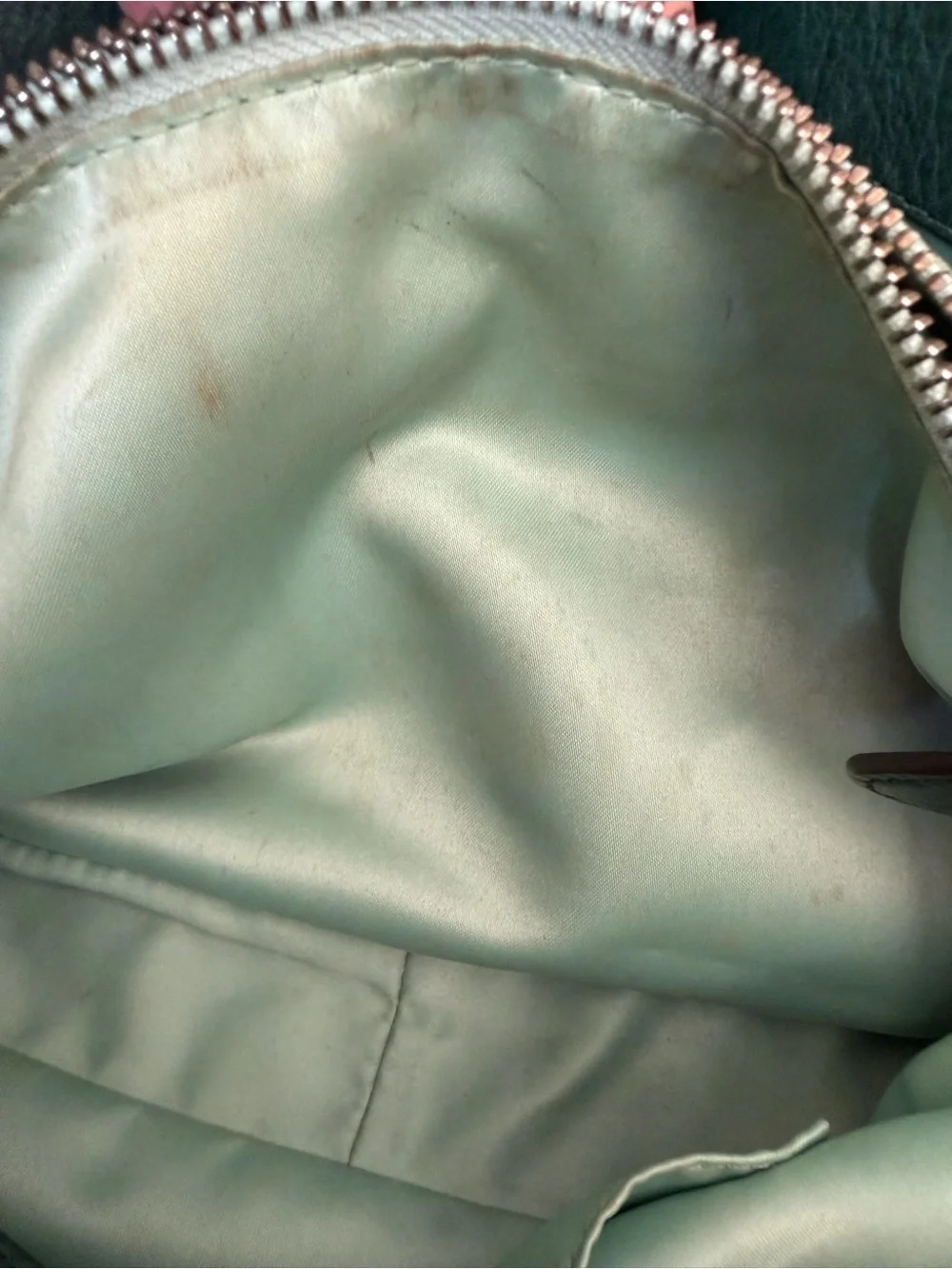 Vintage Coach Garnet Green Leather Shoulder Bag Satchel Purse Style 13914 Y2K